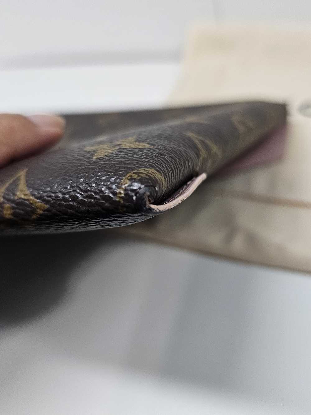 Louis Vuitton Monogram Envelope Clutch - Brown/Gold - Picture 5 of 10